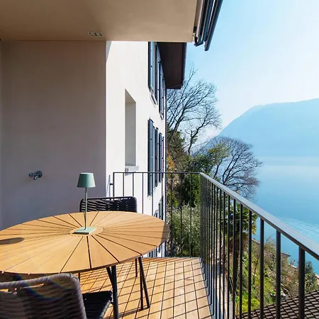 شقة Unique Gandria 3 By Quokka 360 - Luxury Two-bedroom With A Breathtaking View لوغانو